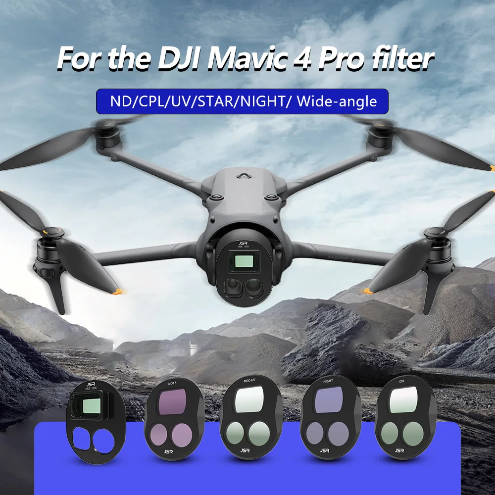 

wide-angle&ND & CPL Filters Set for DJI Mavic 4 Pro, wide-angle/ GND16/ GND32/ ND16, ND32/ ND64 ND1000/ NIGHT/STAR/ CPL Filters