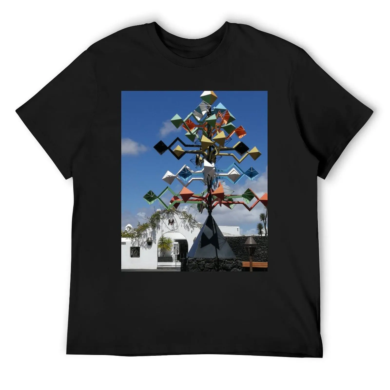 

Cesar Manrique Foundation Wind Sculpture and entrance T-Shirt graphic shirts plain mens workout shirts