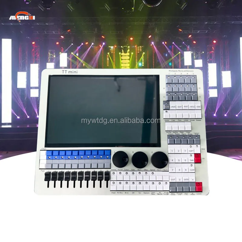 

Professional Stage Controller Mini Quartz Mobile V17 Touch Screen DMX Lighting Console Dimmers