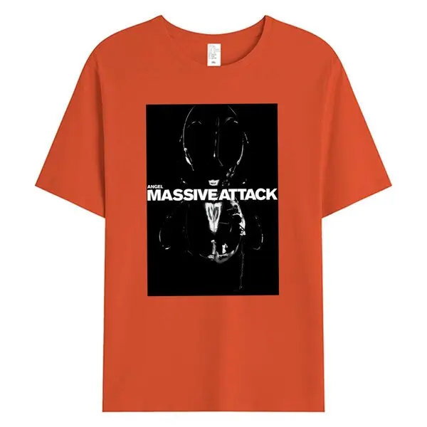 Massive Attack Mezzanine Angel album cover unisex shirt Robert 3D Del Naja Tricky Daddy G Electronic Rock Music T Retro