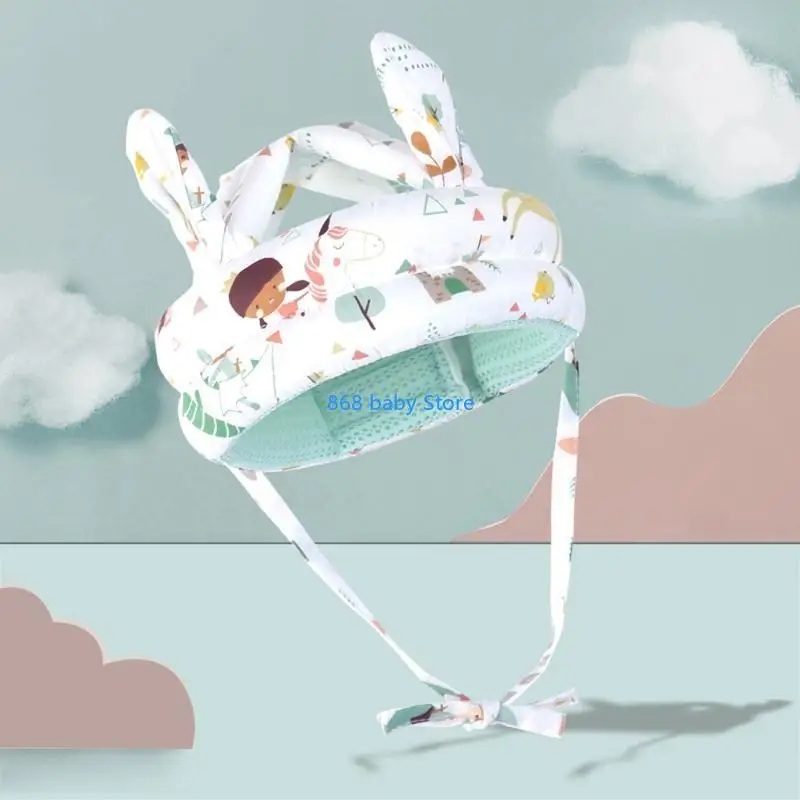 29EE Anti-collision Baby Toddler Cap Adjustable Breathable Baby Anti-fall Head Cap