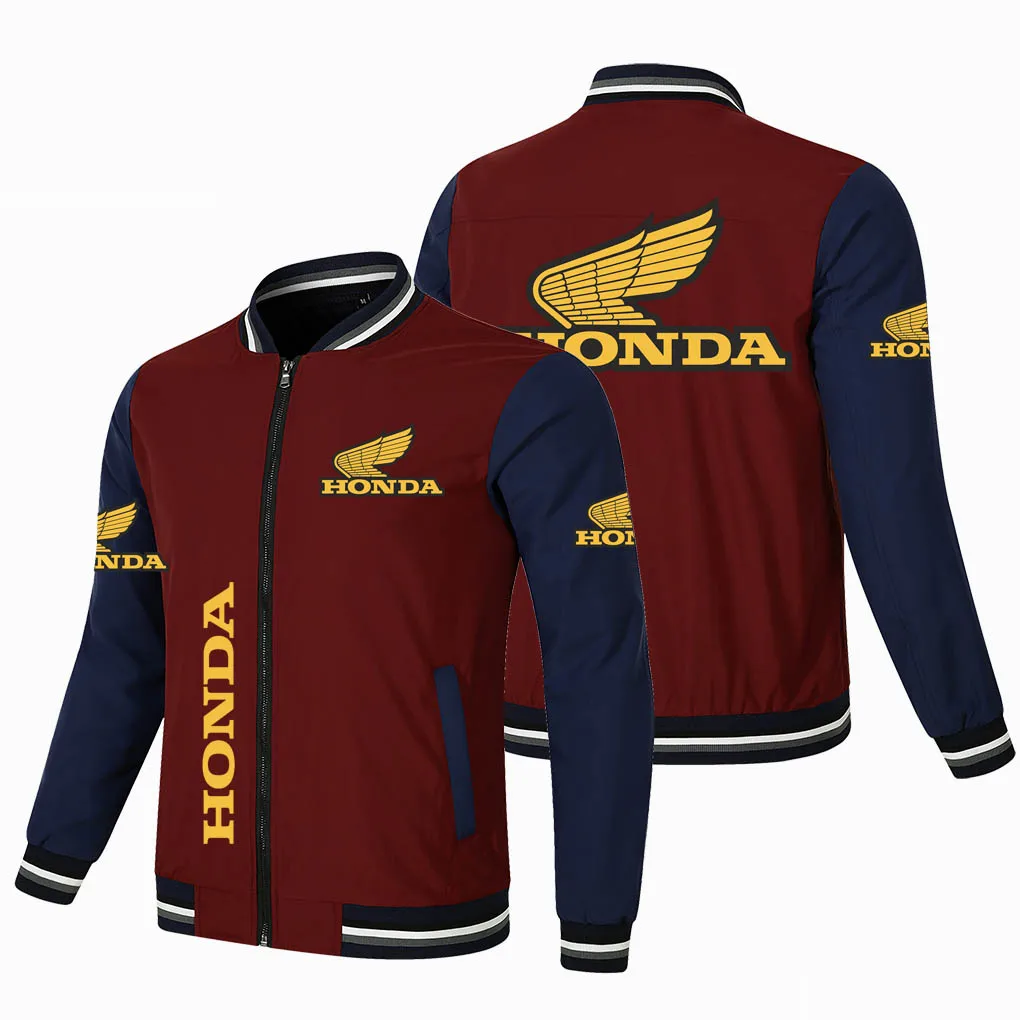 

Spring New Men's GOLDWING GL1800 Motorcycle, Goldwing Logo Jacket, Men's Casual And Fashionable Sports Baseball Jacket