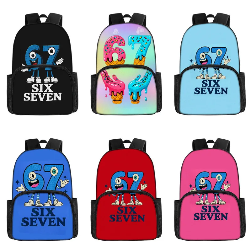 

Steal A Brainrot Backpack Kids Students Bookbag For Primary And Secondary School Students Large Capacity Printed Casual Backpack