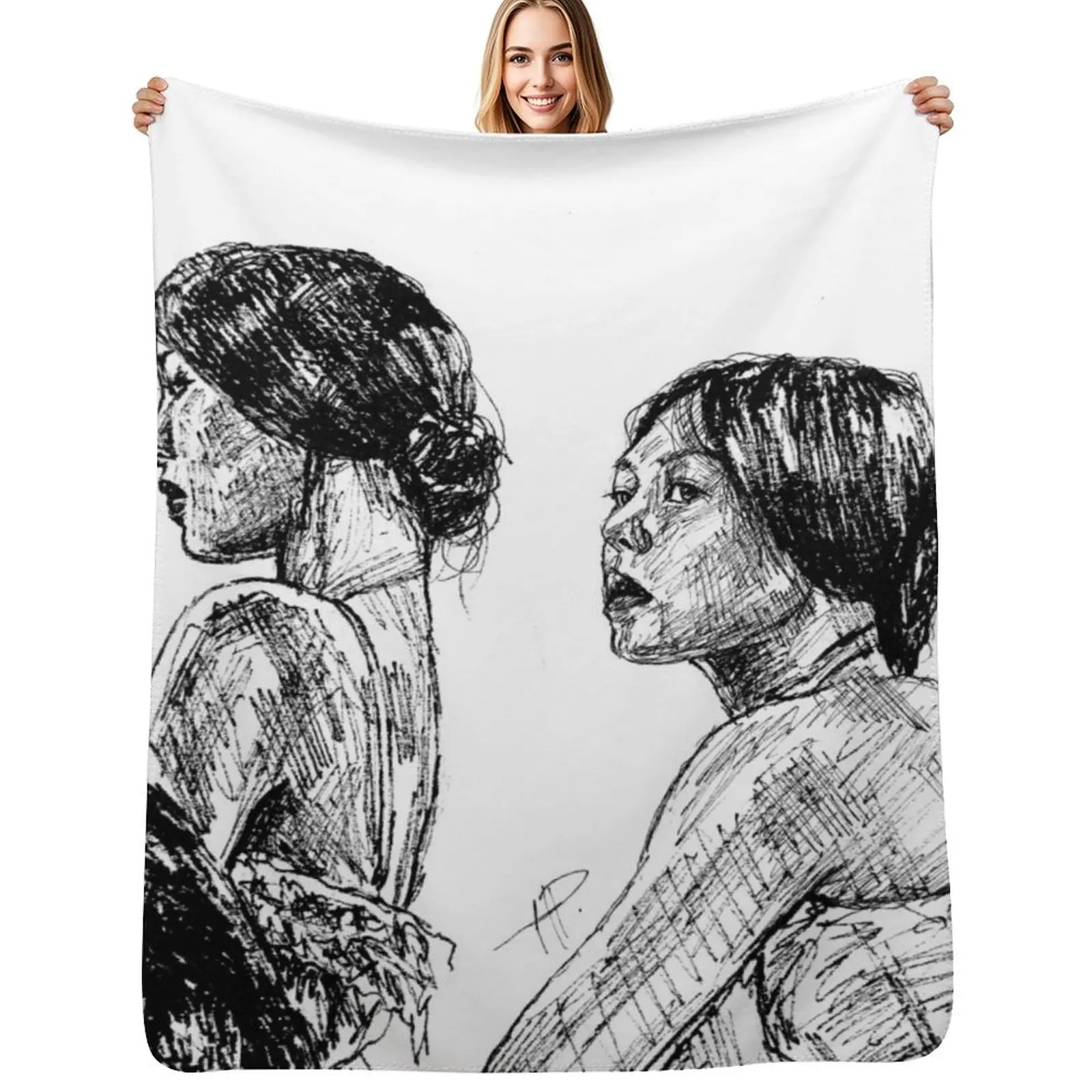 

The Handmaiden Throw Blanket Foldable Soft Warm Blanket for Outdoor Use