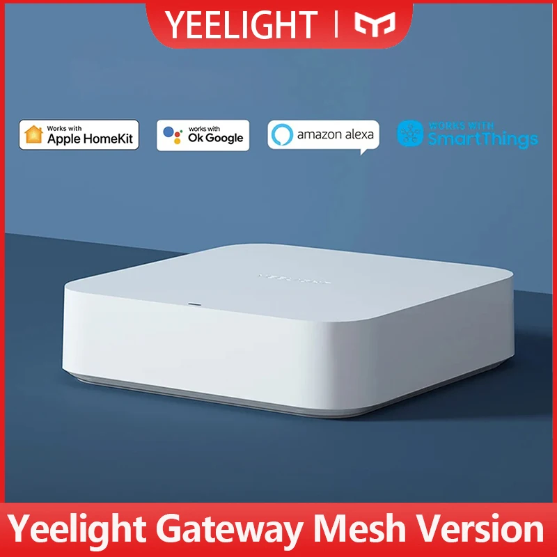 

Global version Yeelight Gateway Hub WiFi/Bluetooth compatible smart home devices is suitable for remote control of the Mi Home