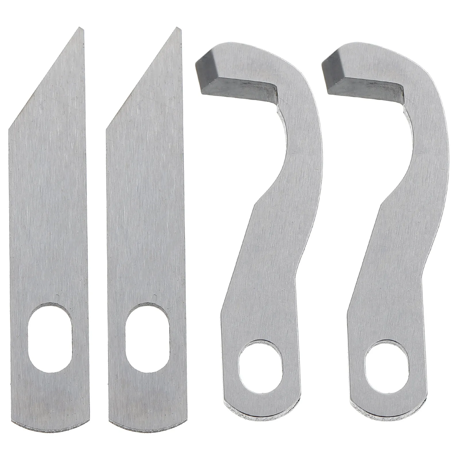 

Набор из 4 лезвий для оверлока: сменные лезвия для швейных машин с точной конструкцией крюка для аккуратных швов, профессиональный набор инструментов для шитья