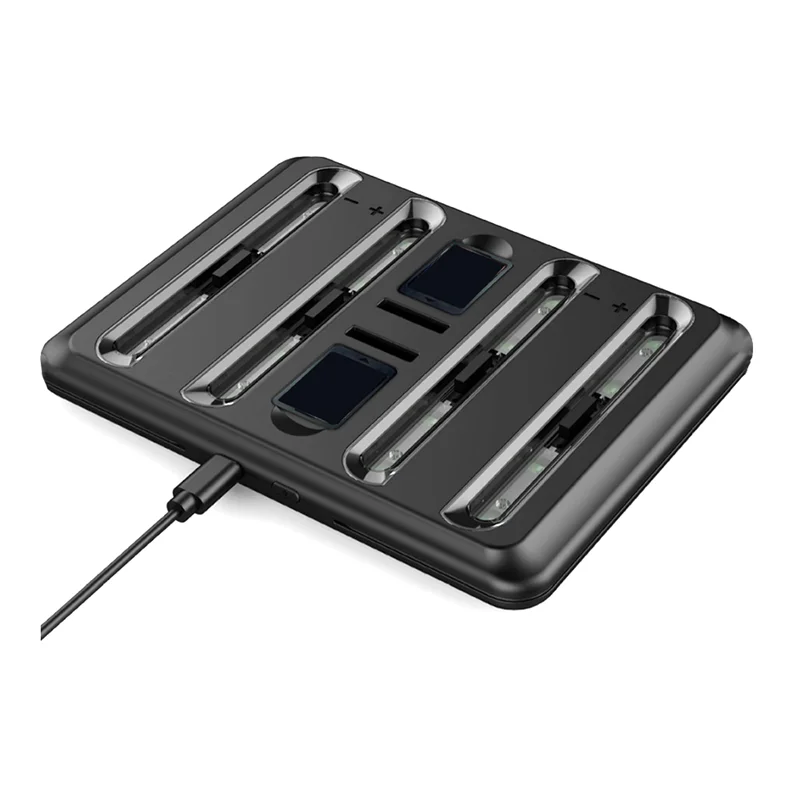 VO-For Nintendo Switch 2 コントローラー充電ステーション 4 In 1 充電スタンド 4 Joy Con コントローラー充電ステーション