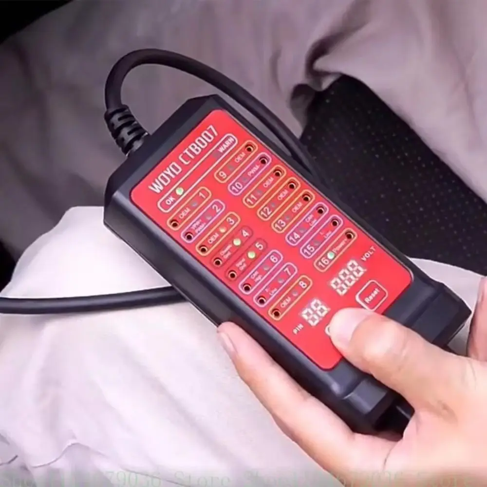 

CAN-тестер OBD2 Break Out Box Обнаружение связи Диагностический инструмент Настройки контактов ЭБУ Диагностический сканер