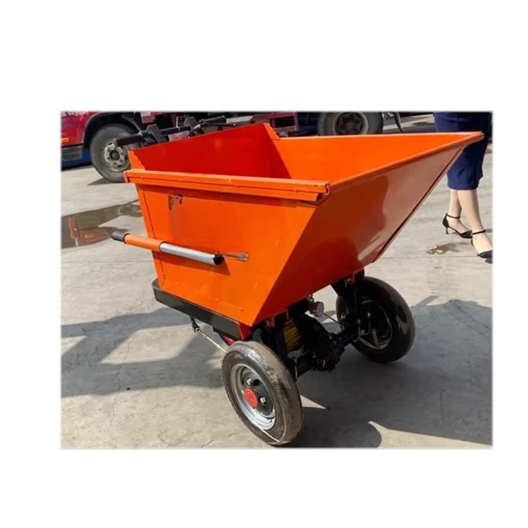 Camión volquete de ingeniería eléctrica, carrito de mina pequeño con empuje manual
