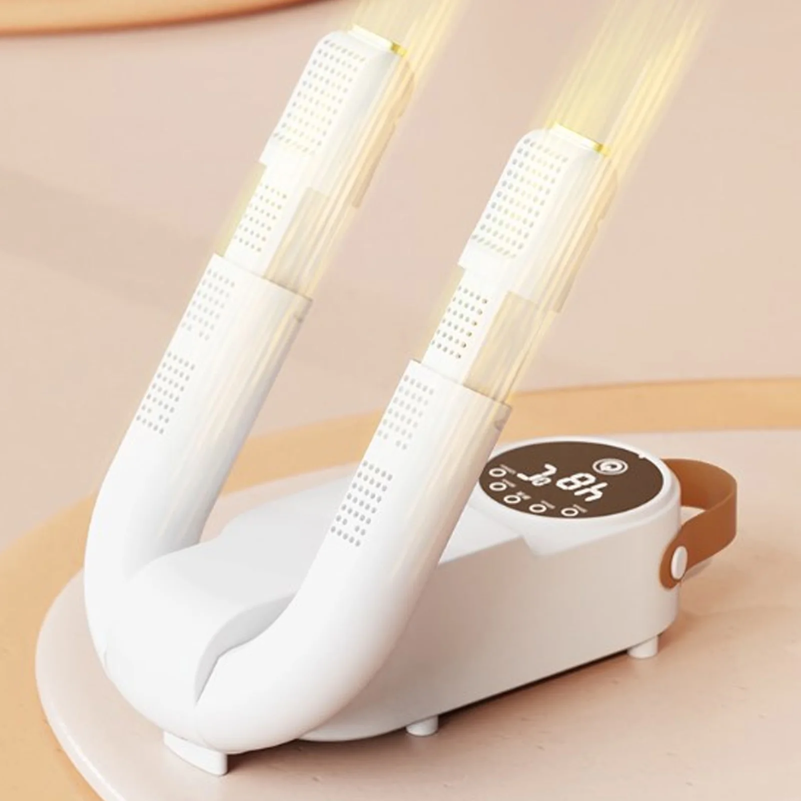 

Складная грелка для ботинок и сушилка с таймером и сенсорным управлением 360° ° Циркуляция горячего воздуха для мокрых сапог в снежных и дождливых дней