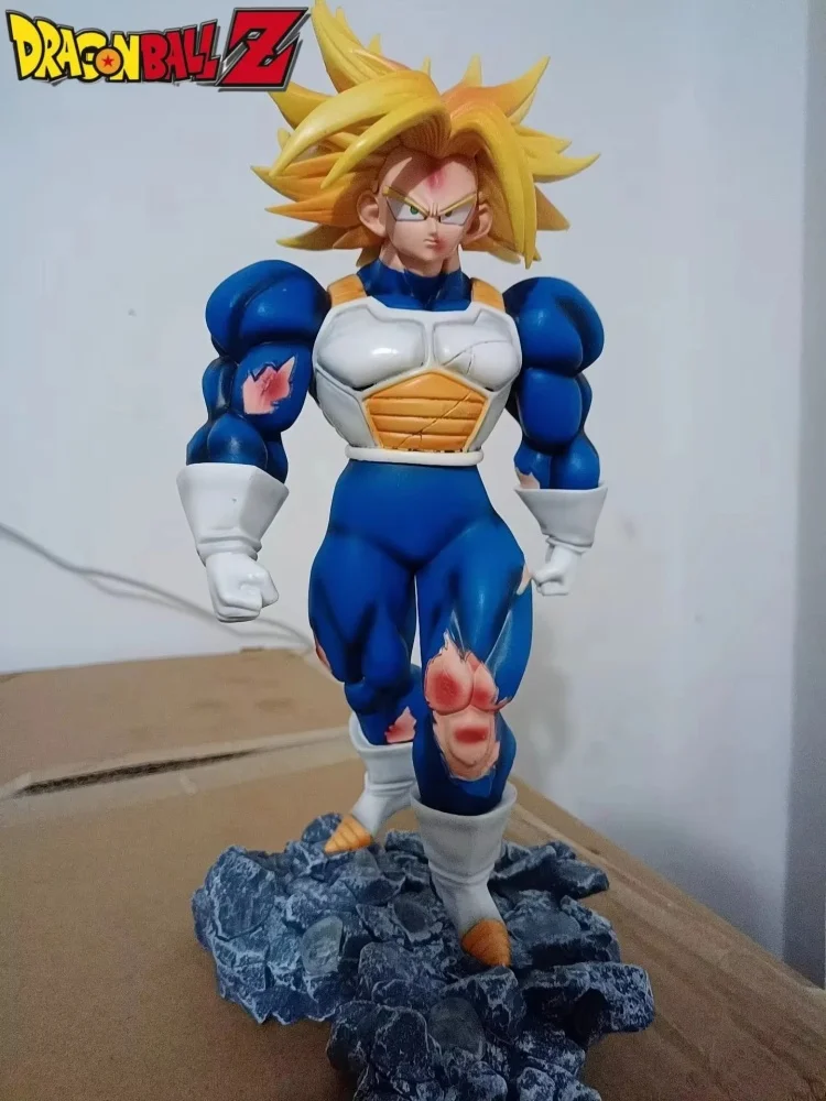 Dragon Ball Gk Cosmic Suit Muscle Trunks War Damage Version Torankusu Anime Collectible Statue Pvc Action Figurine Ornaments Toy