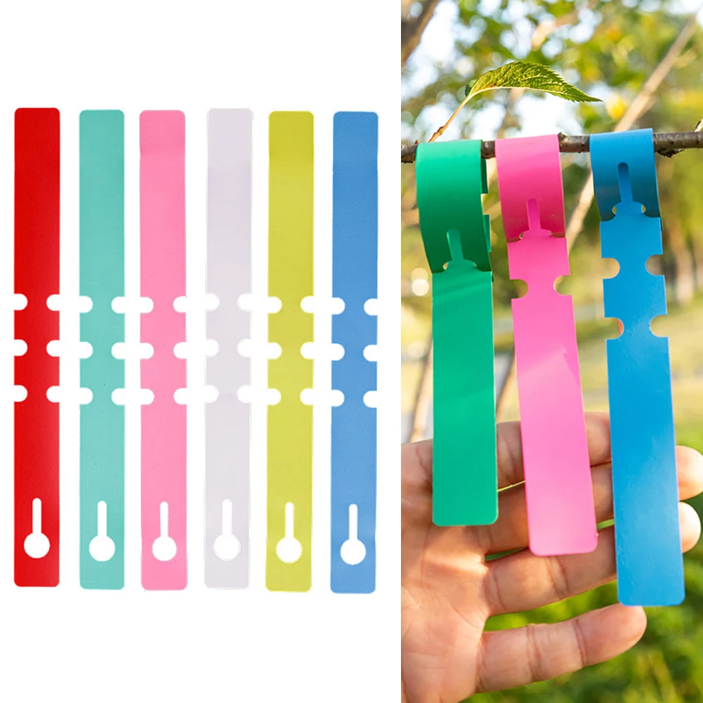100pcs PVC Waterproof Plant Markers Plastic Plant Hanging Tags Gardening Plant Marker Label Garden Tools