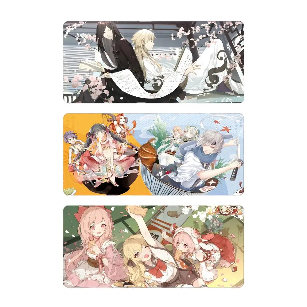Cute Beautiful Game F-Food Fantasy Mouse Pad Mousepad Large Gaming LockEdge Thickened PC Table Desk Mat