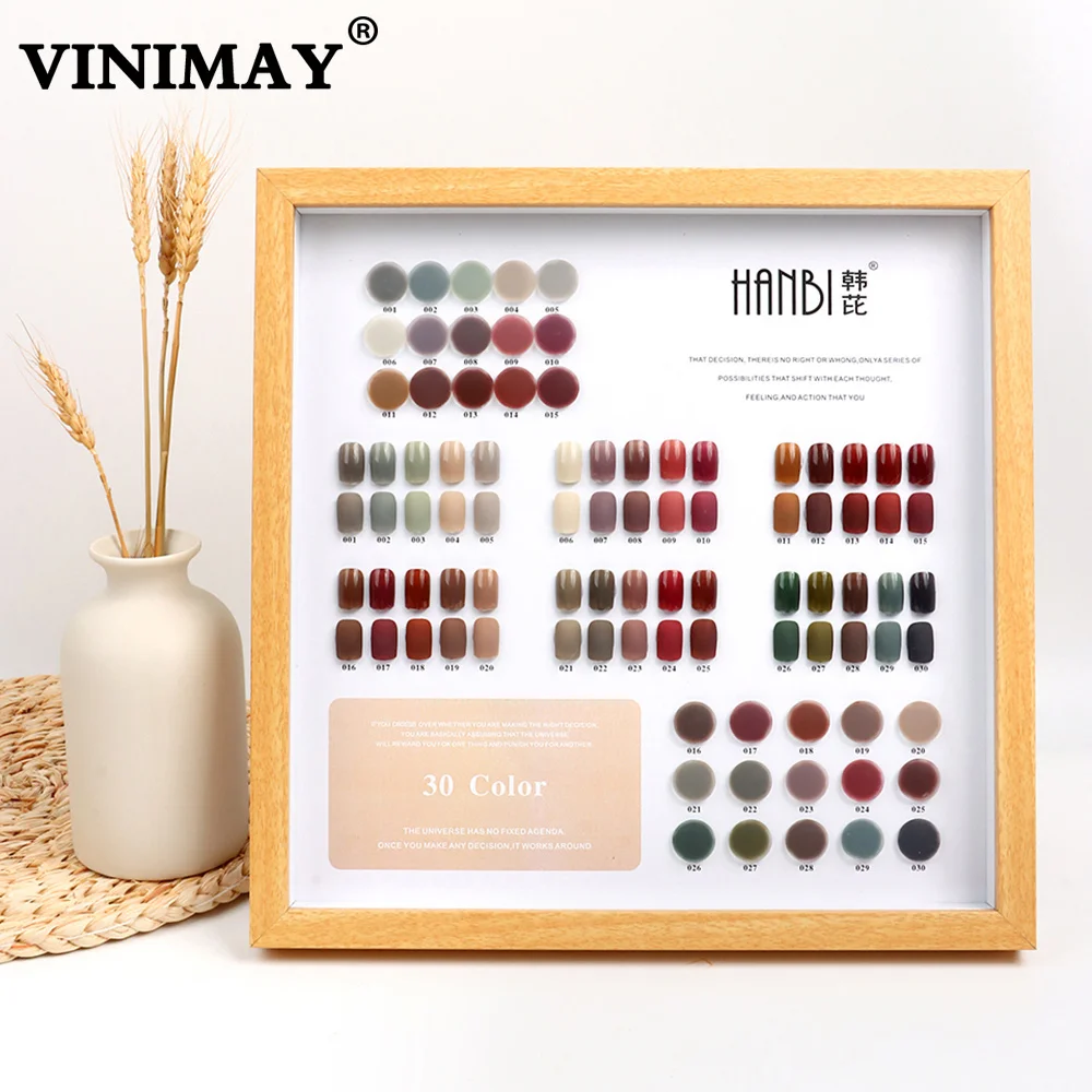 

VINIMAY 30 Coffee Nail Art Gel Nail Polish UV Soak Off Gelpolish Gel Polish Color Primer Manicure Nails Gel Lacque Salon 15ML