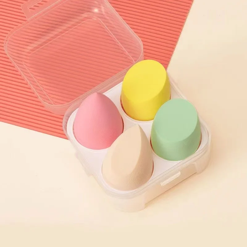 4/8pcs Colorful Makeup Beauty Eggs Small Soft Make Up Accessories Beauty Tools Woman Powder Puff