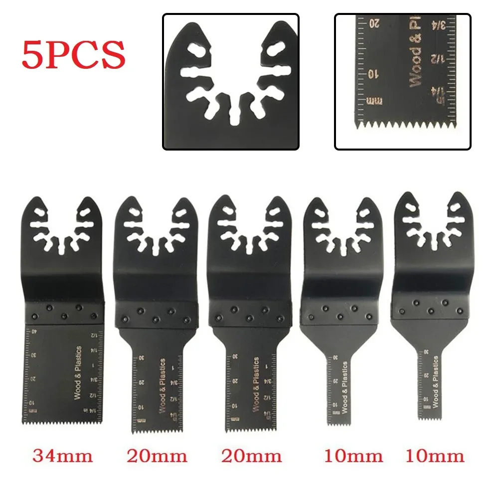 

5pcs Oscillating Multi Tool Saw Blades Set For Renovator Oscillating Tool Renovator Multimaster Tool Saw Blade Power Tool Access