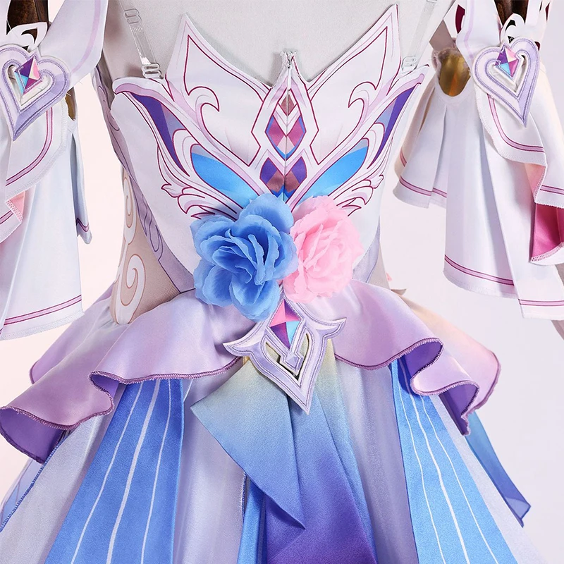 ROLECOS Game Honkai Star Rail Cyrene Cosplay Kostuum Rimpelingen van Verleden Reverie Cyrene Vrouwen Jurk Halloween Party Pak