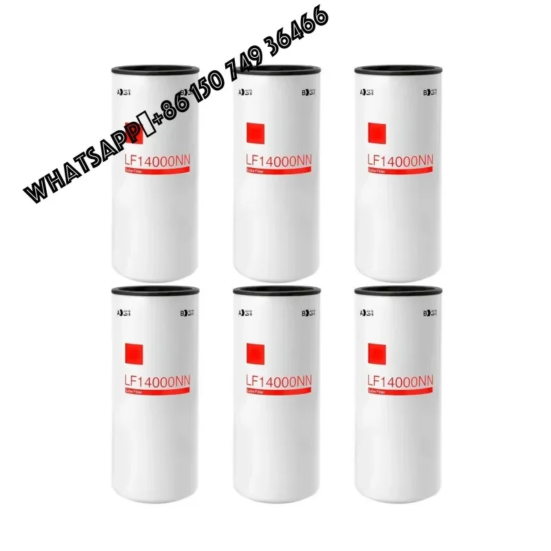 In Stock LF14000NN Fuel Filter 4367100 LF9080 P559000 LF9001 BD7154 57746 Set of 6 for Freightliner International Peterbilt