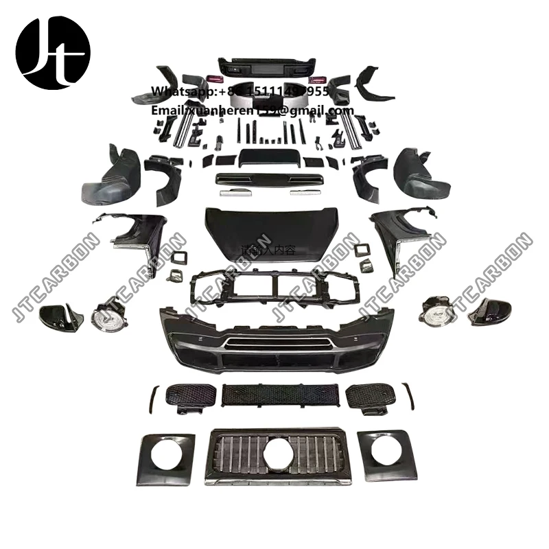 Car Front Rear Bumper Surrounded Body Kit for Suzuki Jimny Modified AMG G63 B Style Body Kit Grille Hood Cover Taillight