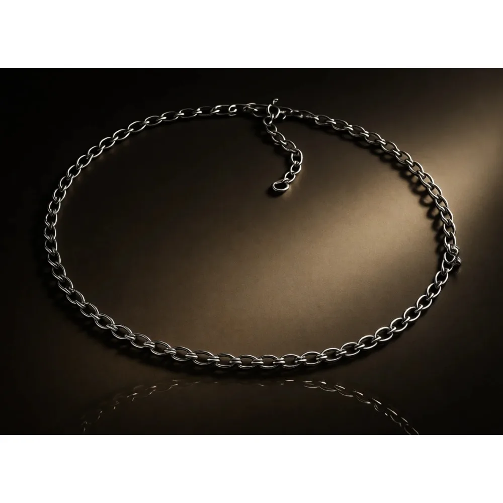 

Серебряное колье-чокер с позолотой 18K, в стиле Фигаро, с бусинами, в стиле Сингапур и Куба, для женщин
