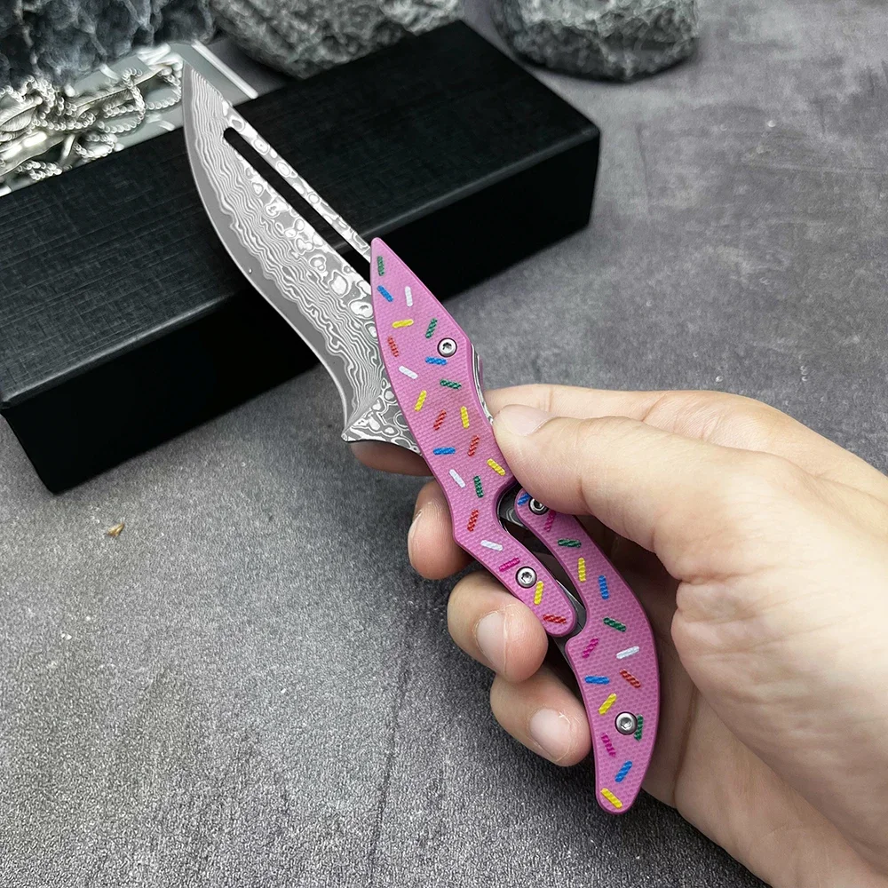 

Stainless Steel Outdoor Camping Tactical Self-defense Hunting Knives Jungle Adventure EDC Portable Multifunctional Folding Knife