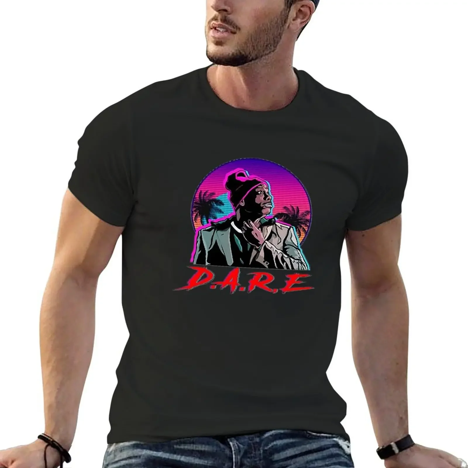 Art - Dave Chappelle T-Shirt anime figures oversized blacks T-shirts for men cotton