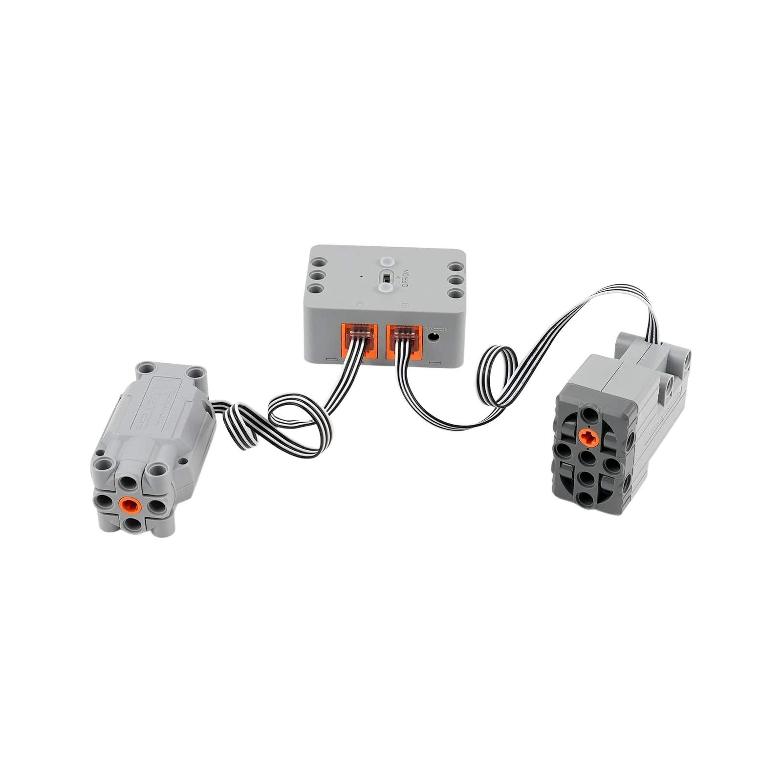 Zestaw klocków do budowy samochodu sportowego 1:14, zdalnie sterowany, techniczne elementy MOC, serwo Power Pack z 2007 roku, silnik M dla pasjonatów wyścigów.