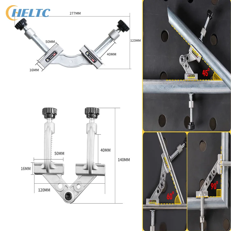 

Сварочный зажим TC1/TCA2, регулируемый сварочный зажим из нержавеющей стали, сварочный позиционер для быстрого сварочного оборудования, аксессуар