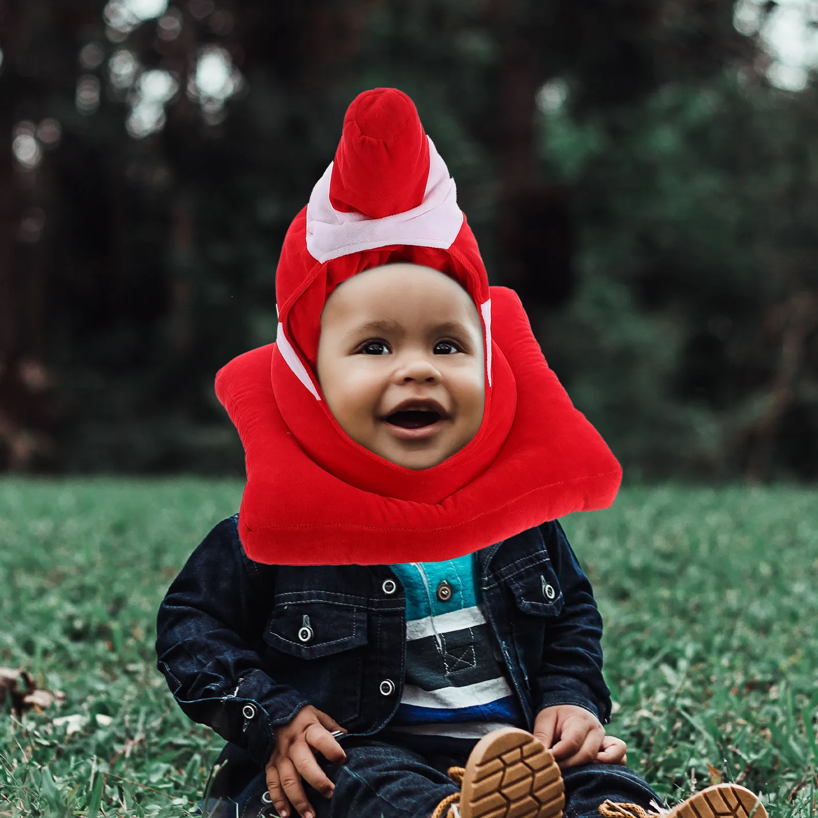 Sombrero Novedoso con Forma de Bloque de Carretera, Accesorio Creativo para la Cabeza, Atrezzo para Fiestas y Actuaciones, Disfraz de Dibujos Animados, Suministro Divertido para Cosplay