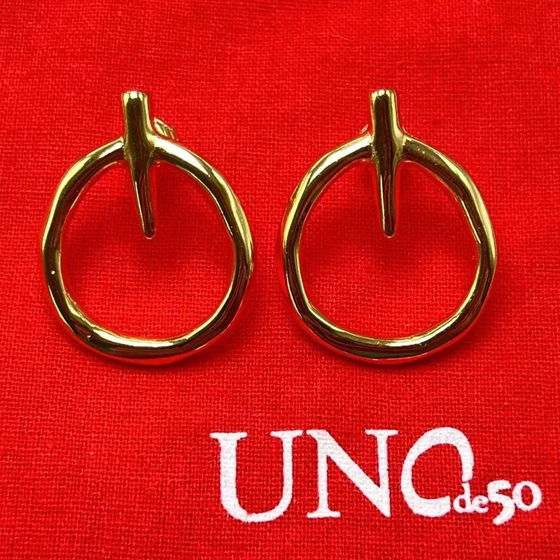 2023 UNOde50 earring Bestseller Espanhol de Alta Qualidade Exquisite Creative Mulheres Brincos Romantic Jewelry Gift Bag