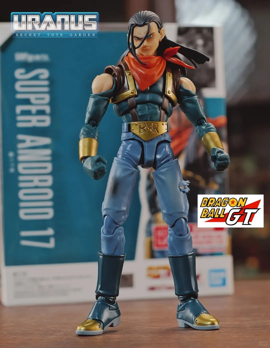 

Original Dragon Ball S.H.Figuarts Genuine Pvc Gt Super Android 17 Customization Toy Bandai Model Collection Action Figurine Gift