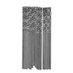 20 Pcs 0.5mm Diameter Straight Shank Metal Spiral Twist Drill Bit