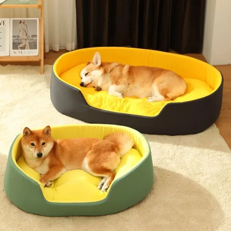 

Warm Cushion Bed for Pets, Sleeping Beds, Waterproof Baskets, House, Kennel Mat, Blanket, Pet Products, Small, Medium, Large Dog