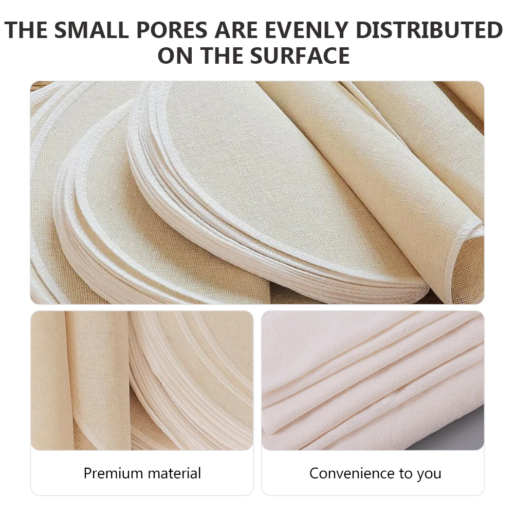 

30 Pcs Steamer Cloth Liners Nonstick Steamed Cloths Mat for Bun Round Pads Steamers Dumpling Cotton