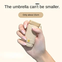 60% Off Sun Umbrella Women's UV Protection Compact Portable Sun Umbrella Sun Protection Mini Card Pocket Umbrella