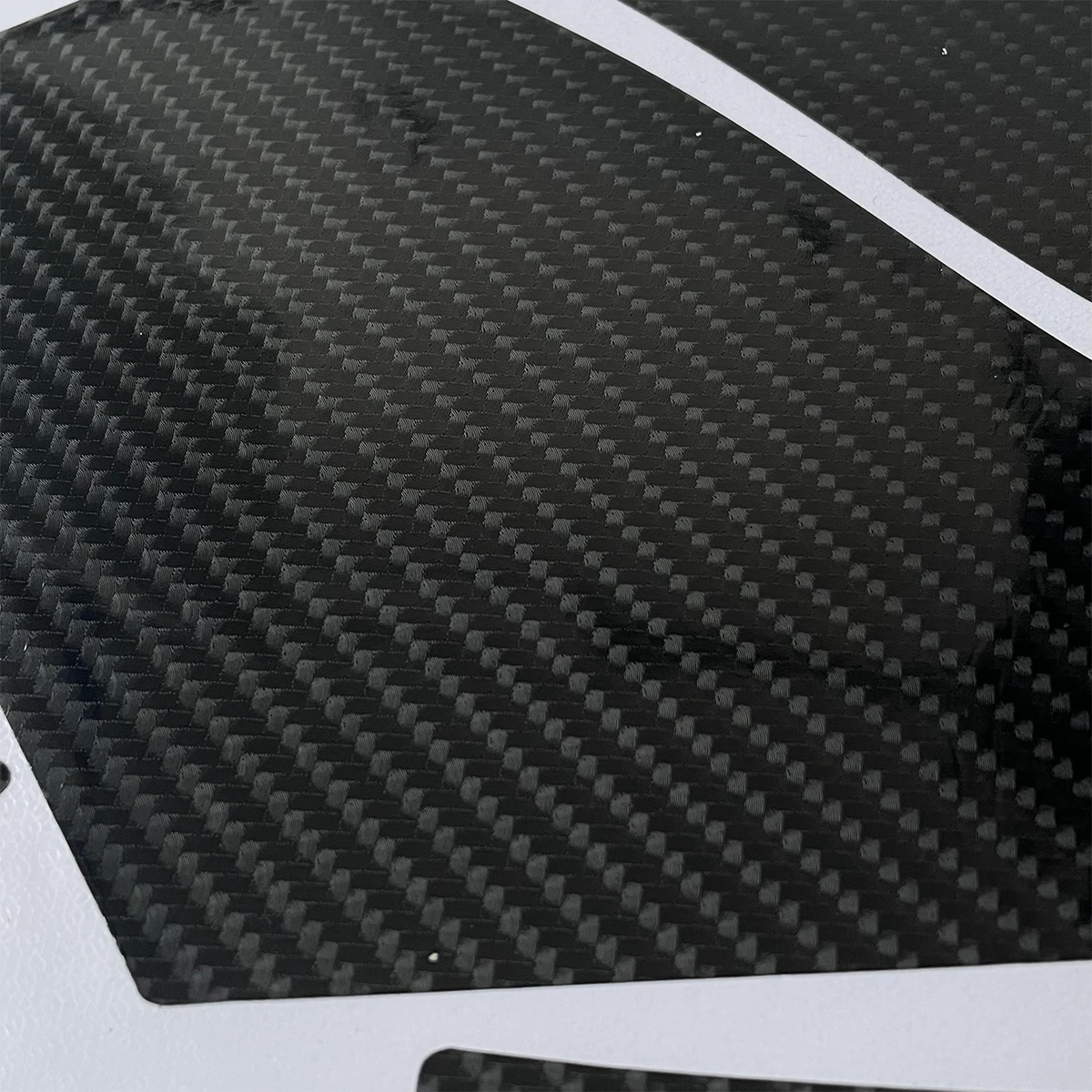 Para Haojie UHR150 pegatina protectora de fibra de carbono para motocicleta accesorios de calcomanías duraderos e impermeables