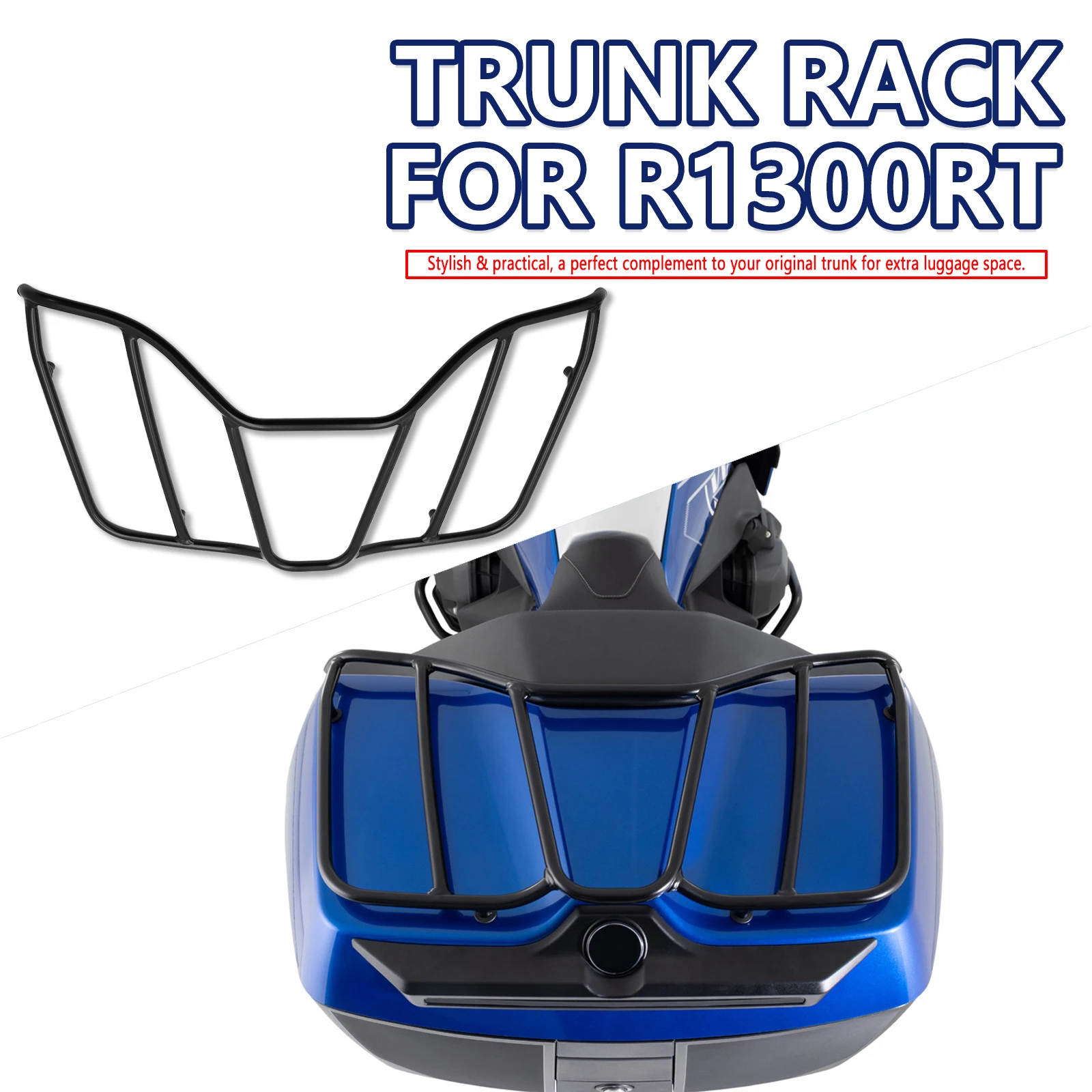 For BMW R1300RT R1300 RT 2025 Motorcycle Accessories Trunk Rack Black Rear Luggage Carrier