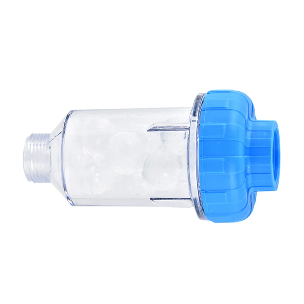 Adoucisseur d'eau et filtre anti-calcaire en ABS pour machines à laver, douches, toilettes, assurant un débit d'eau constant