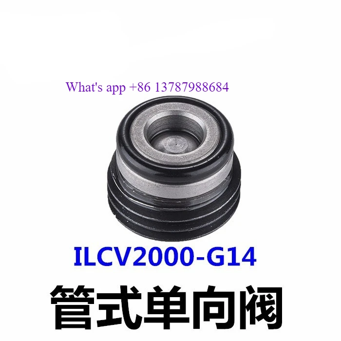 ILCVR2000-G14 Hydraulic Threaded Inline Check Valve for Excavator Parts