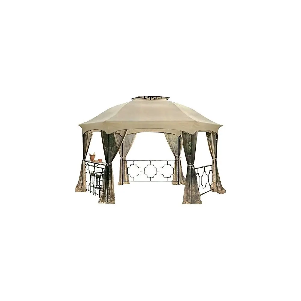 Hexagon Gazebo Replacement Canopy Top Cover RipLock 350