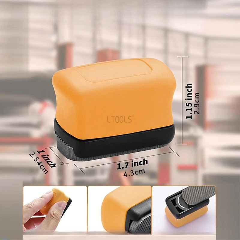 

Мини-шлифовальный блок для удаления краски, двусторонний, специальный ручной инструмент для удаления заусенцев, быстро устраняет дефекты покраски