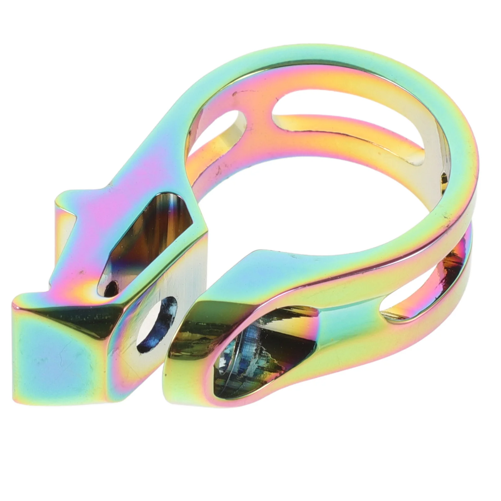 

1Set Durable Shifter Clamp Ring for Mountain Road Bikes Easy Install Replace Aluminum Alloy Bike Accessory Shifter Clamp Ring