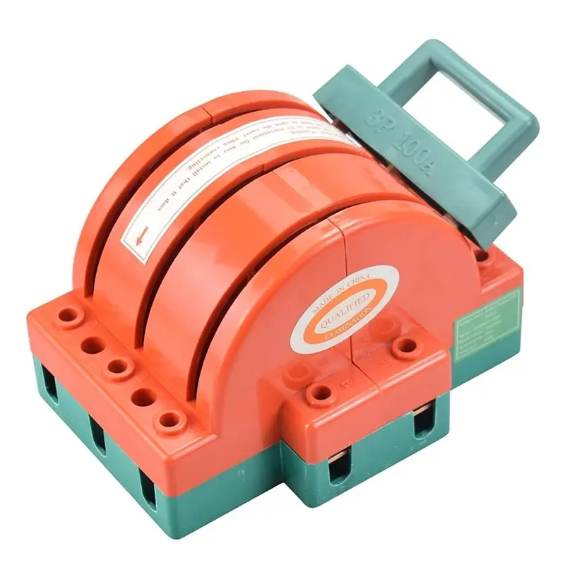 YANA50I Double Throw 3P 100A 380V 3 Pole Disconnect Knife Switch Safety Two-Way Power Switching Switch Industrial