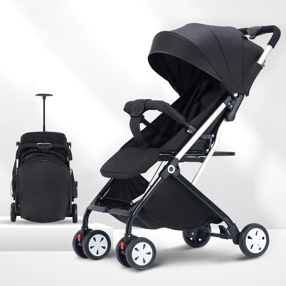 

Coches Para Bebes. Lightweight Foldable Compact Stroller Baby Pushchair Buggy Carbon Steel Frame Baby Strollers Prams