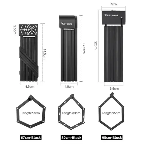 8 best sales hopfällbart cykellås - №1