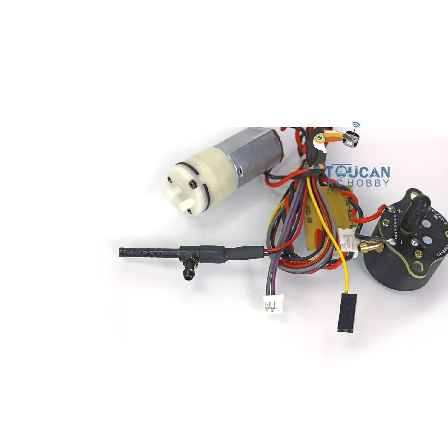 Henglong 1/16 7.0 RC 탱크 모델 Tigger 업그레이드 교체 부품 TH20373 용 금속 기관총 연기 기어 박스 유닛