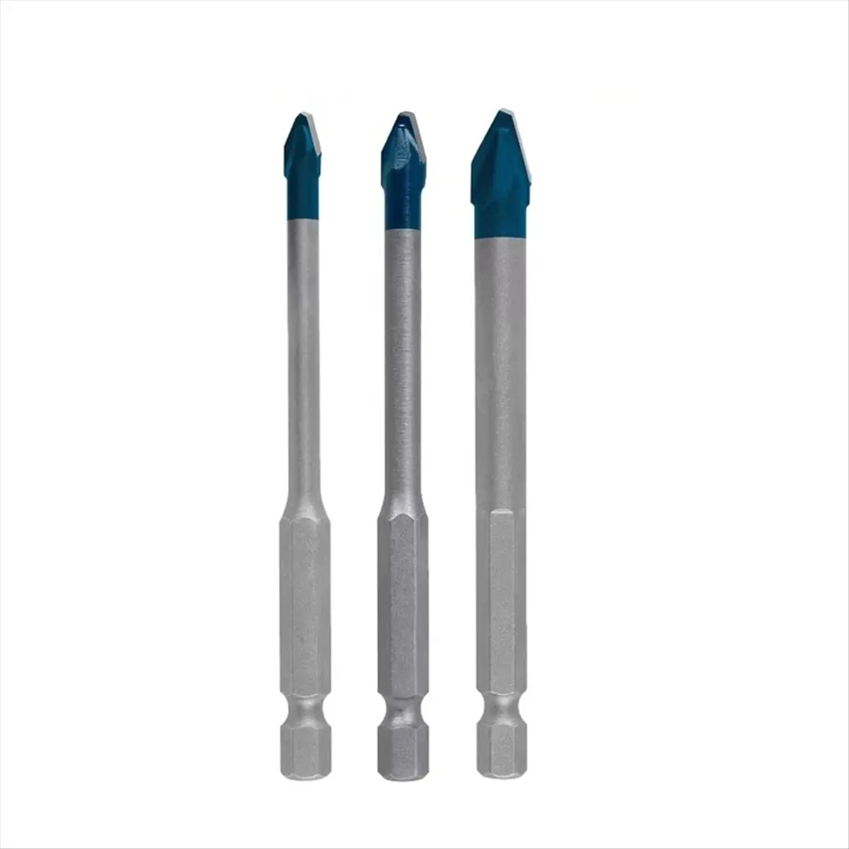 【多機能】ハードドリルビットセット-5-8mm-90mm長-10個入り-高硬度アクセサリー