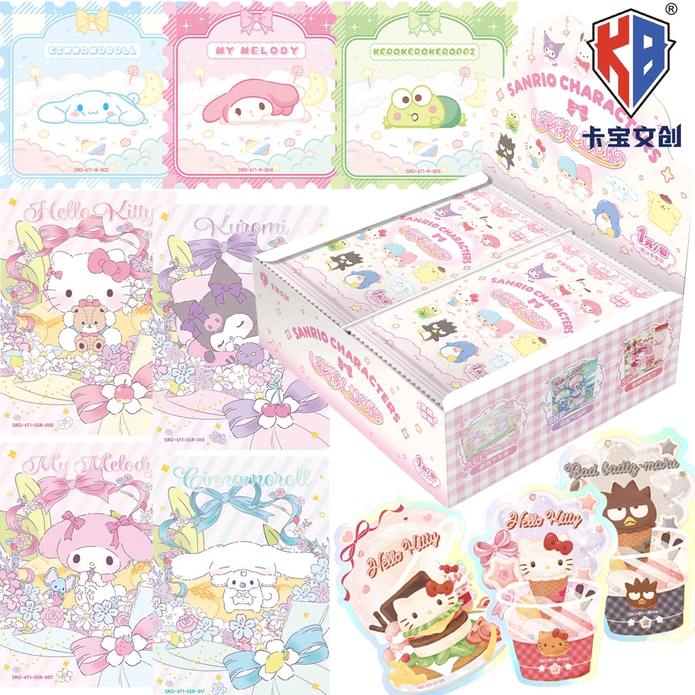 

Original KABAO Sanrio Collection Cards Visual Exquisite Design Lovely Cartoon Characters Anime Peripheral Cards Festival Gifts