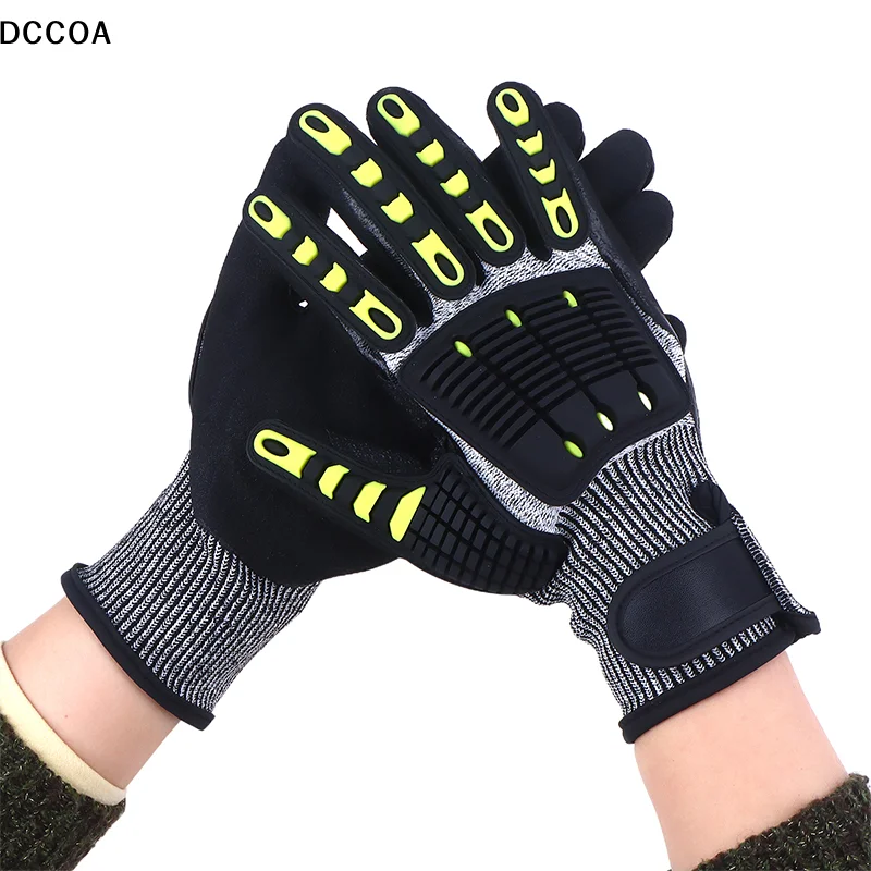 

Износостойкие и устойчивые к порезам защитные перчатки для работы, антивибрационные, для механиков