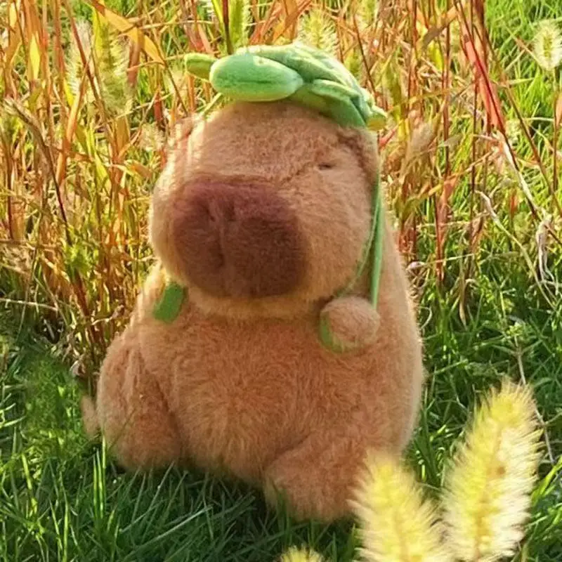 Capybara Plush Simulation Capibara Anime Fluffty Toy Kawaii Plushie Cute Doll Stuffed Animals Soft Doll Plush Gift Kid Toys image 3